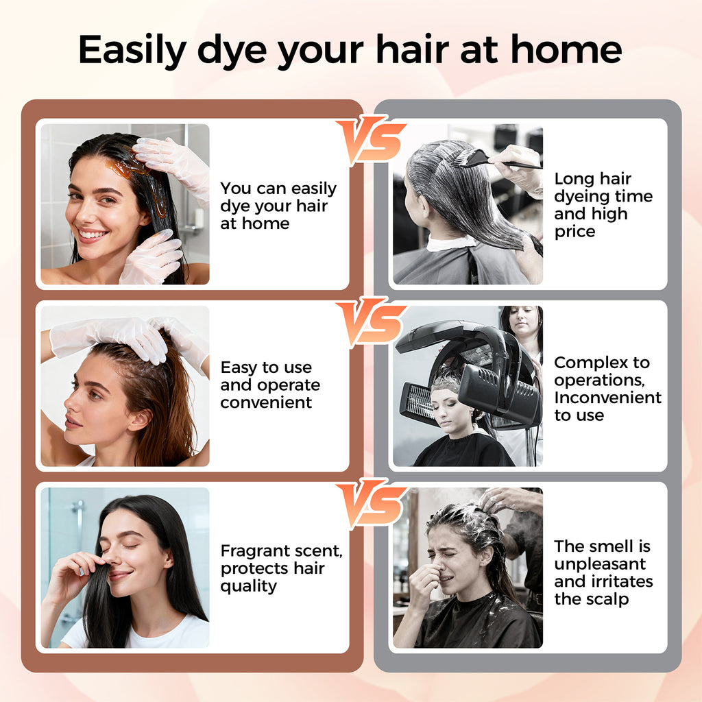 Famyu Herbal Black Hair Dye Suitable for Men and Women  Covers Gray Hair